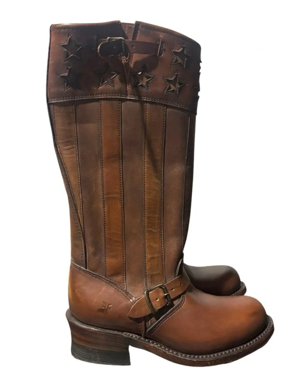 Frye 150th Anniversary Engineer Americana Boots - Picture 3 of 15